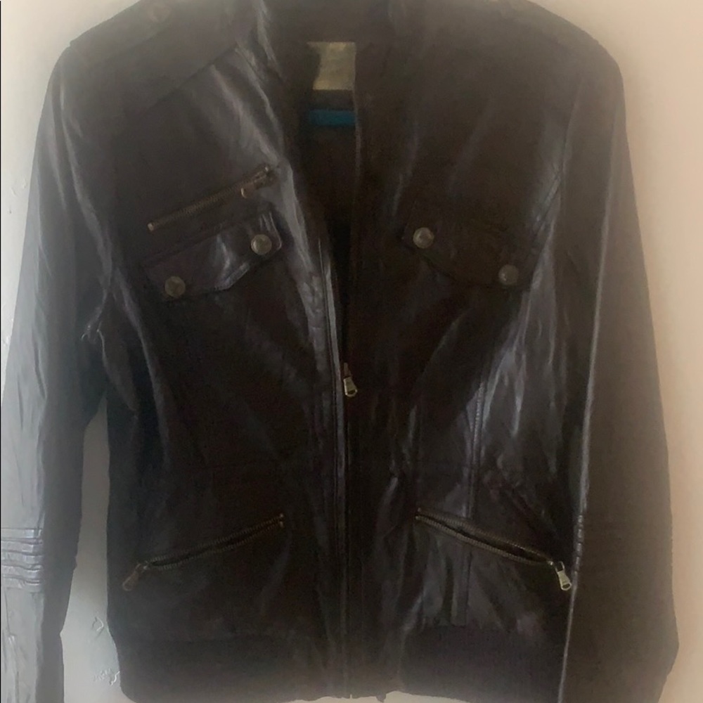 Guess Leather Jacket - image 1